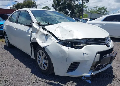 2016 Toyota Corolla Le Eco из США, поврежденный, VIN 5YFBPRHE2GP382251